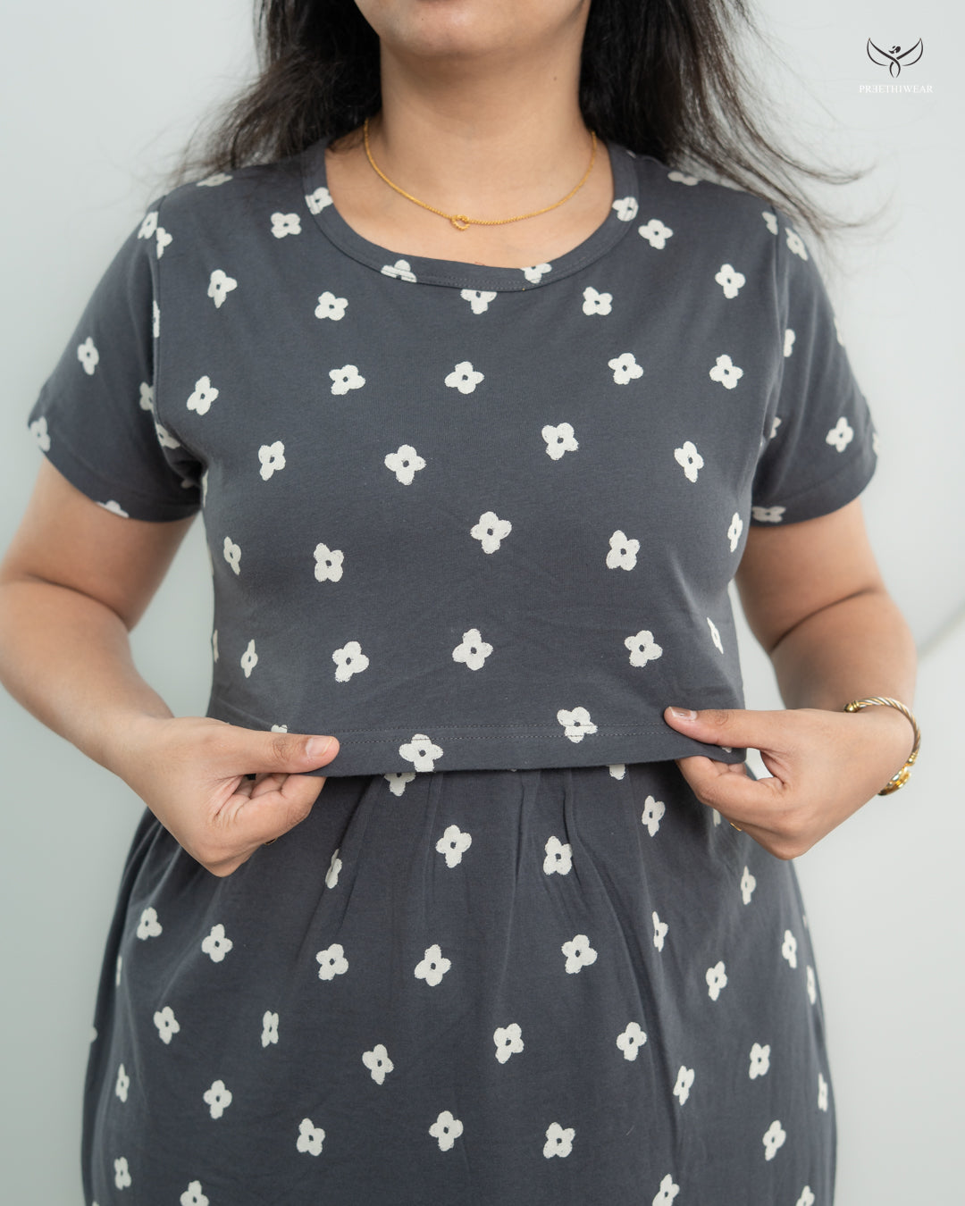 Hemna  SoftCotton Full Length Maternity Loungewear