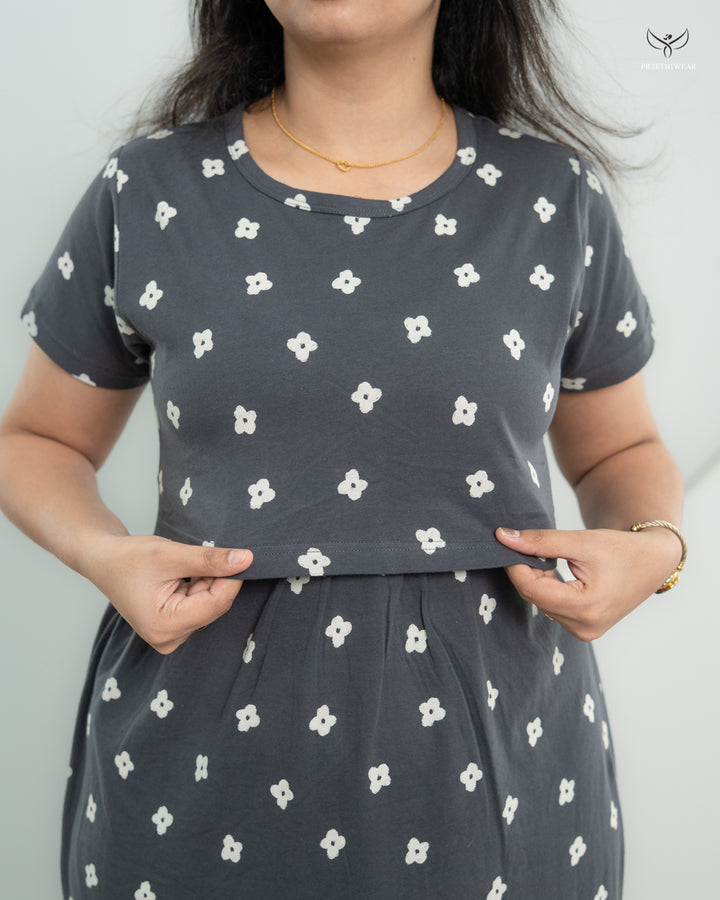 Hemna  SoftCotton Full Length Maternity Loungewear