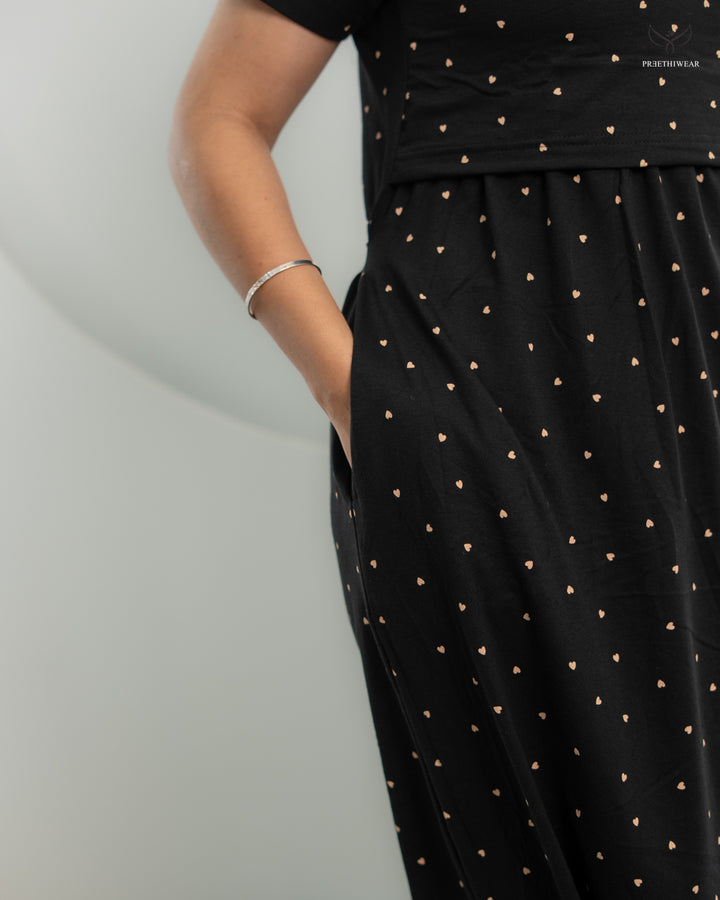 Bavani  SoftCotton Full Length Maternity Loungewear