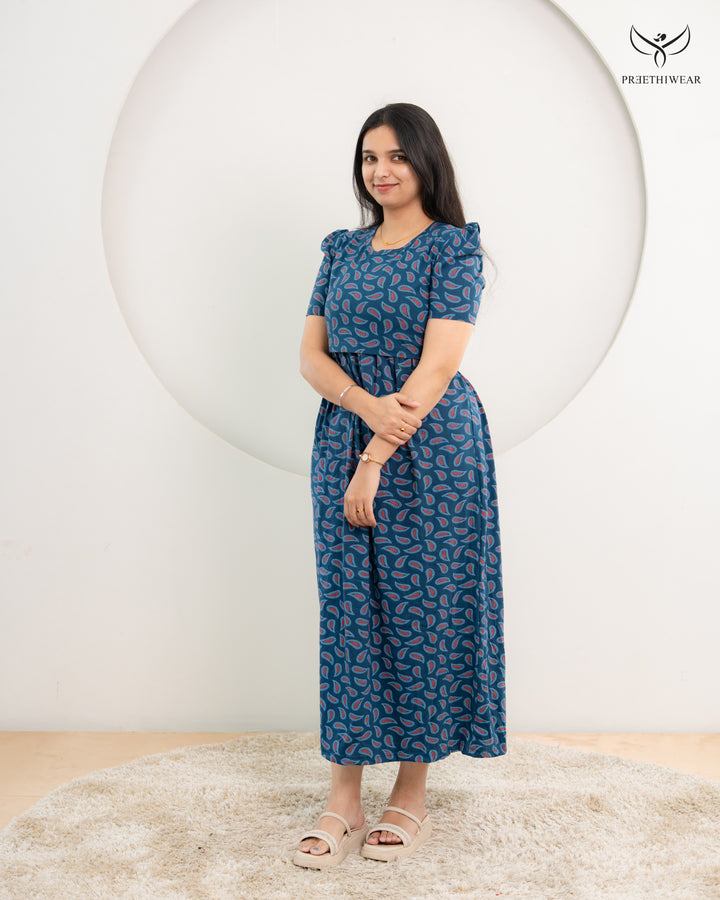 Imelda SoftCotton Full Length Maternity Loungewear