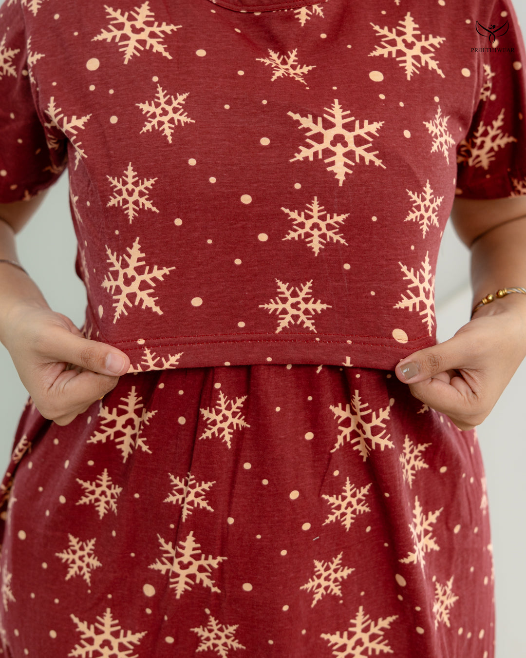 Viva1  Soft Cotton Full Length Maternity Loungewear