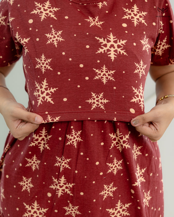 Viva1  Soft Cotton Full Length Maternity Loungewear