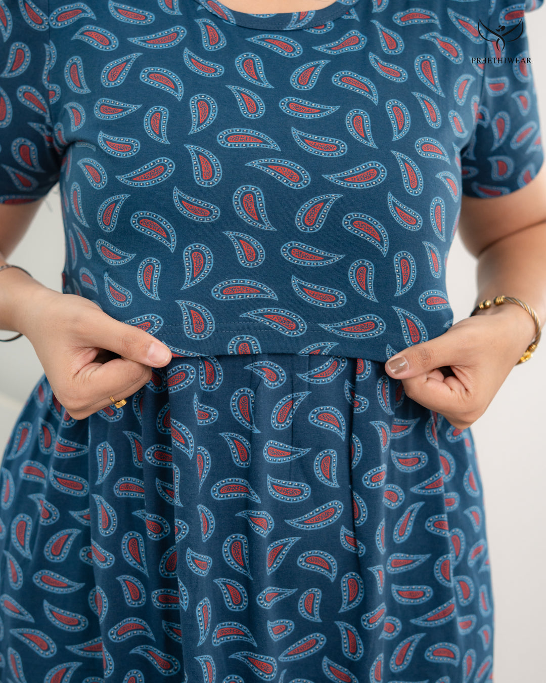 Imelda SoftCotton Full Length Maternity Loungewear