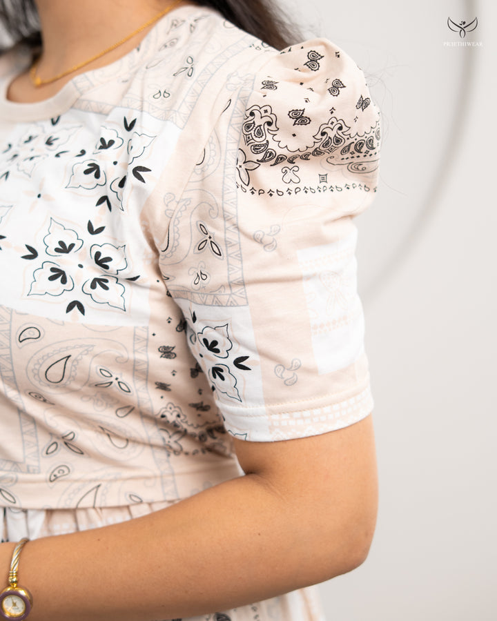 Sathya PUFF  SoftCotton Full Length Maternity Loungewear