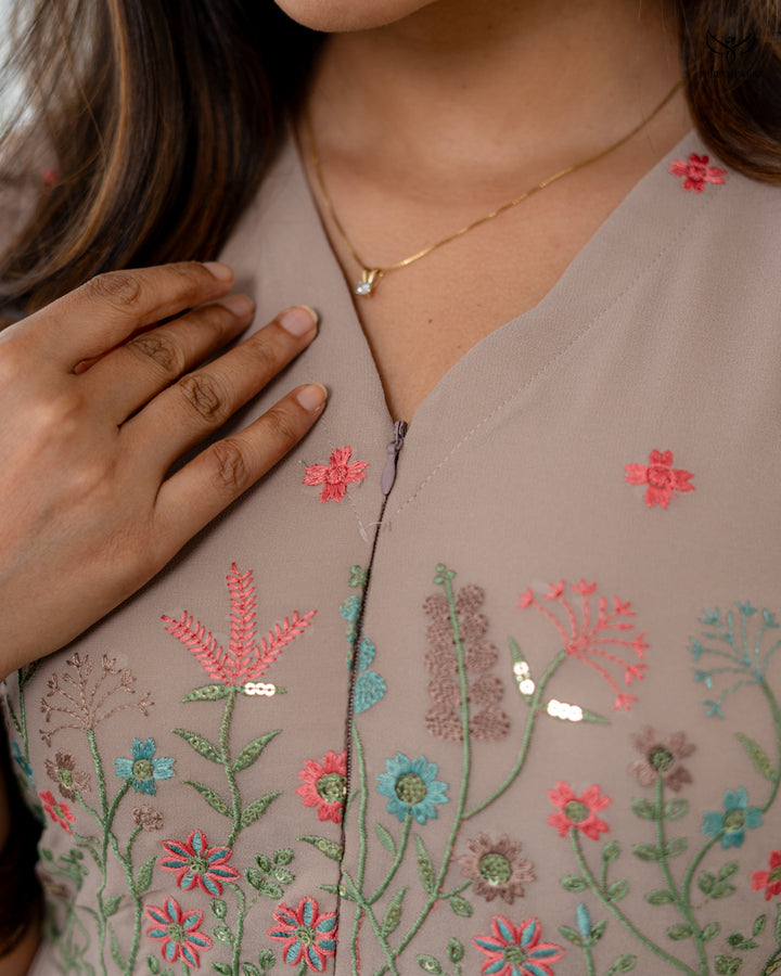 Pravika Maternity Dress  with center Zip