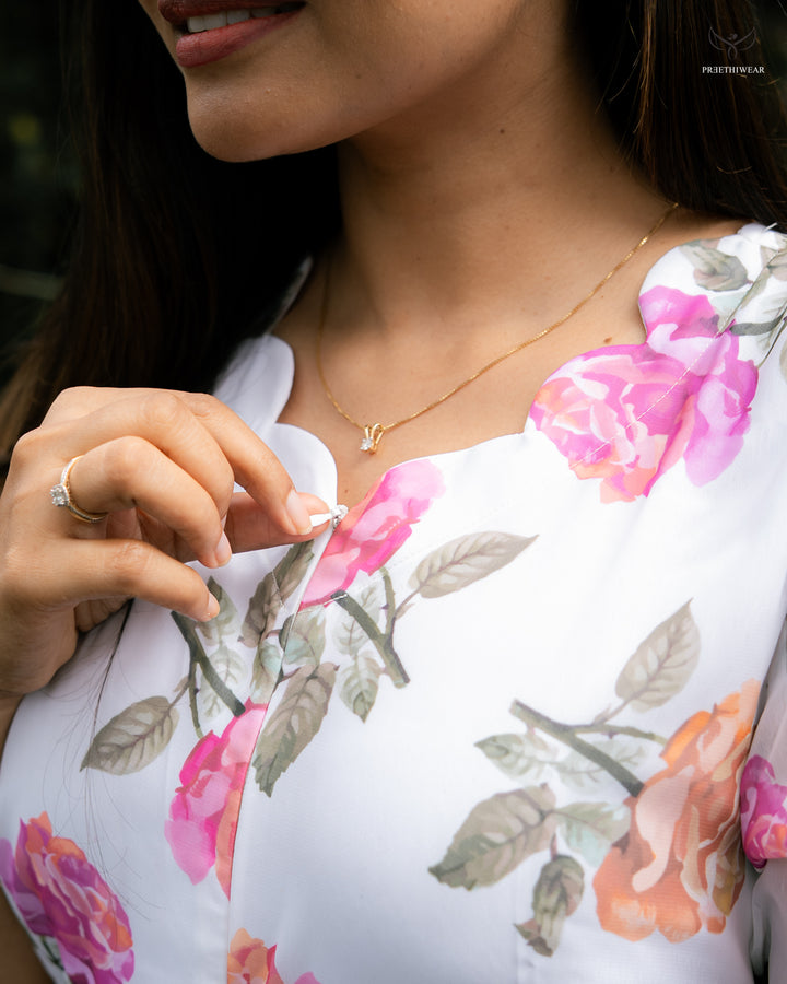 Suvrita Maternity Dress with center zip