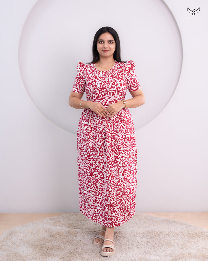 Sheela2 SoftCotton Full Length Maternity Loungewear