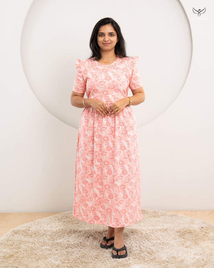 Jesarin  PUFF  SoftCotton Full Length Maternity Loungewear