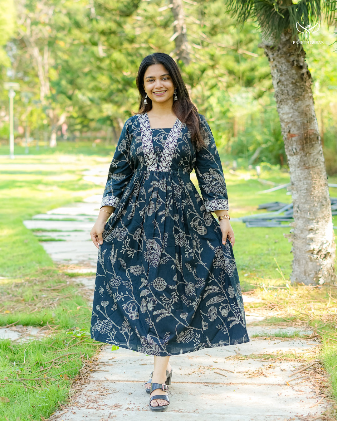 Harshitha1  Maternity Dress