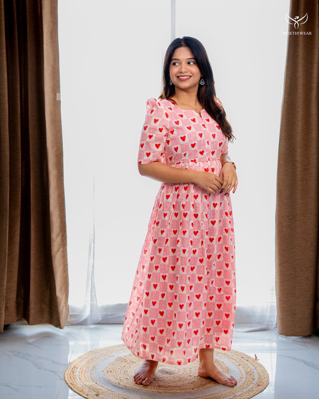 Prathima Maternity Dress with center Zip