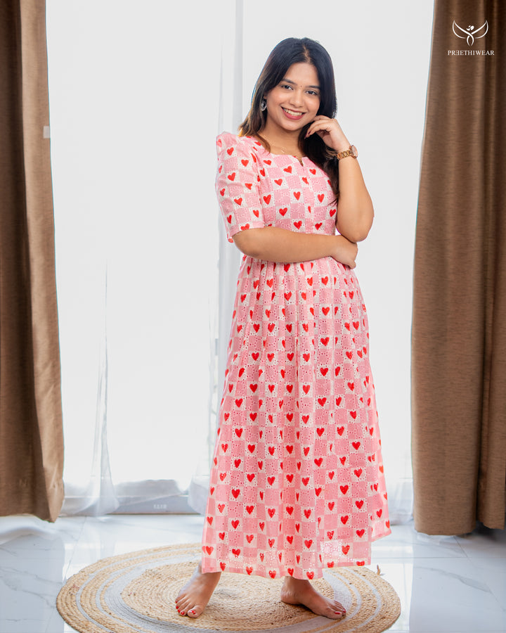 Prathima Maternity Dress with center Zip