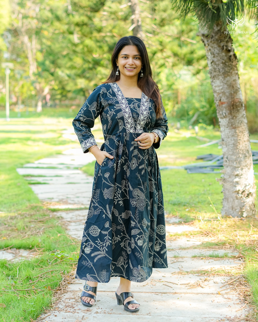 Harshitha1  Maternity Dress