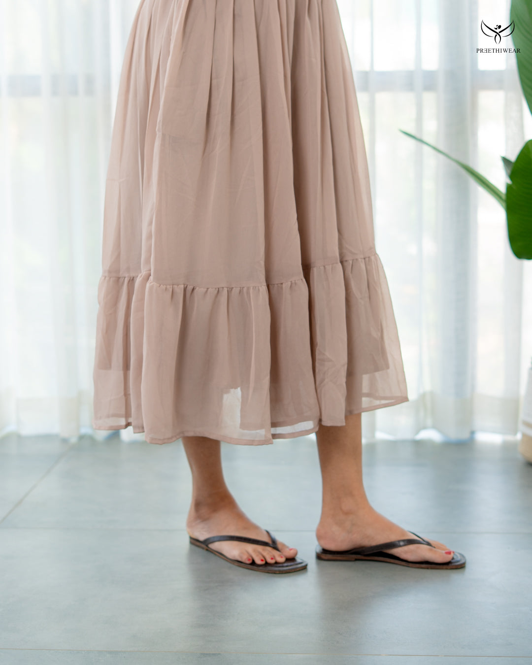 Pravika Maternity Dress  with center Zip