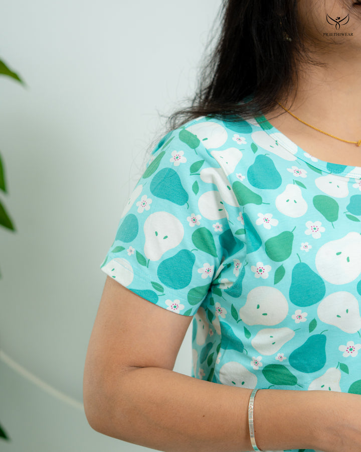 Kalpana2  Soft Cotton Calf Length Maternity Loungewear