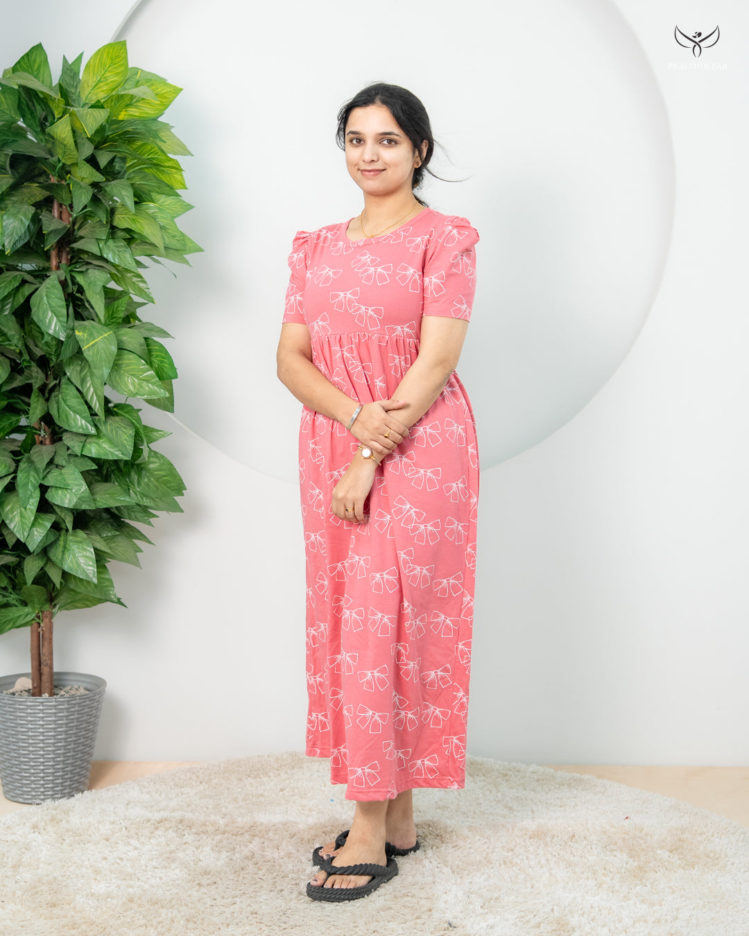 Aghila SoftCotton Full Length  Maxi Loungewear