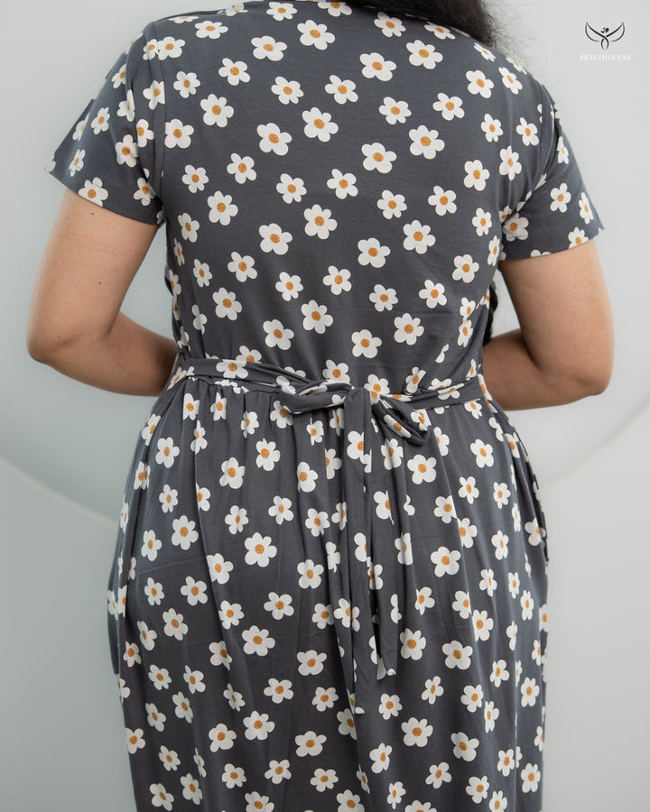 Nihari  SoftCotton Full Length Maternity Loungewear