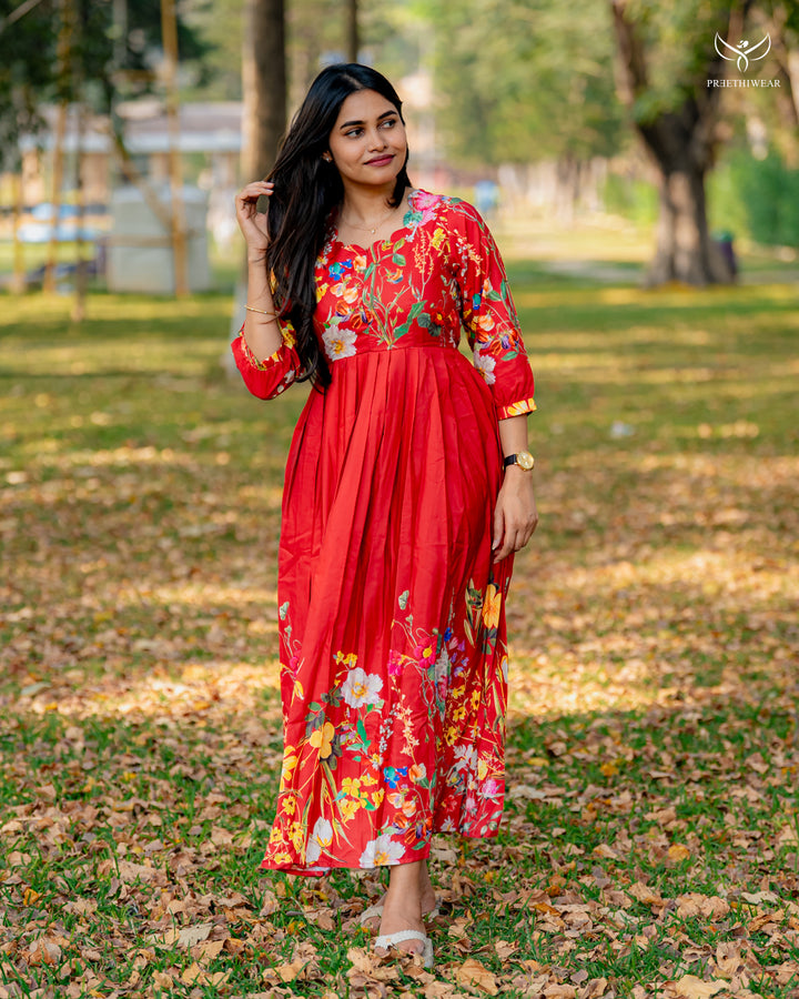 Yamine  Maternity Dress with center Zip