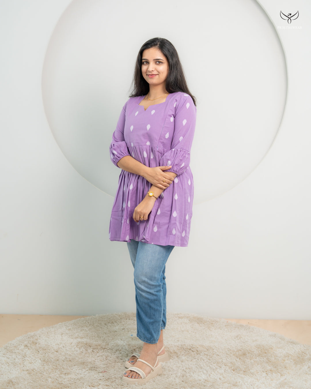 Sahithi1 Maternity Dress