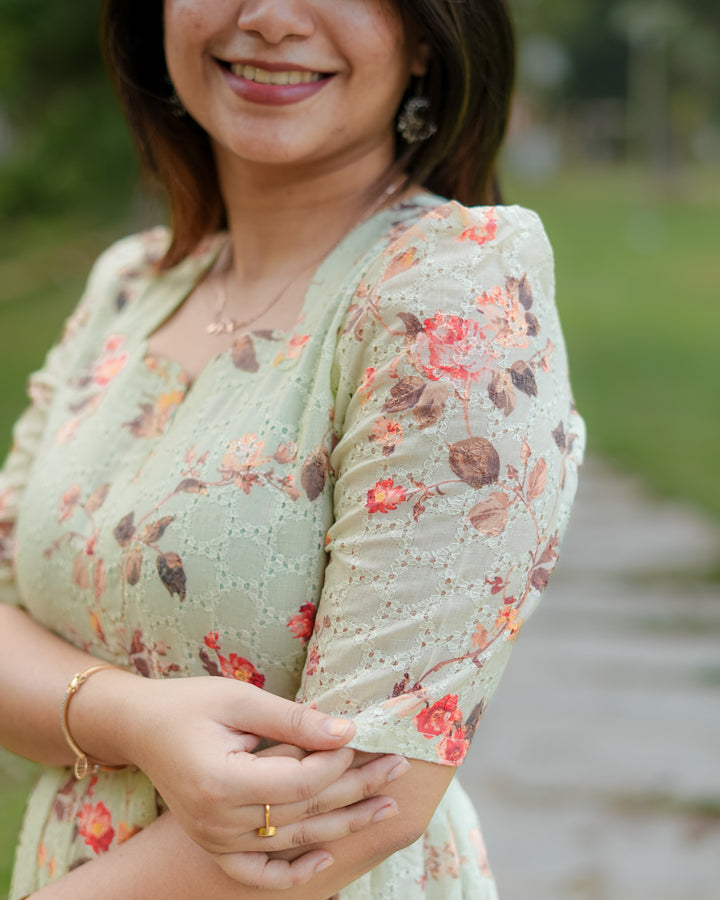 Shinu Maternity Dress with center Zip