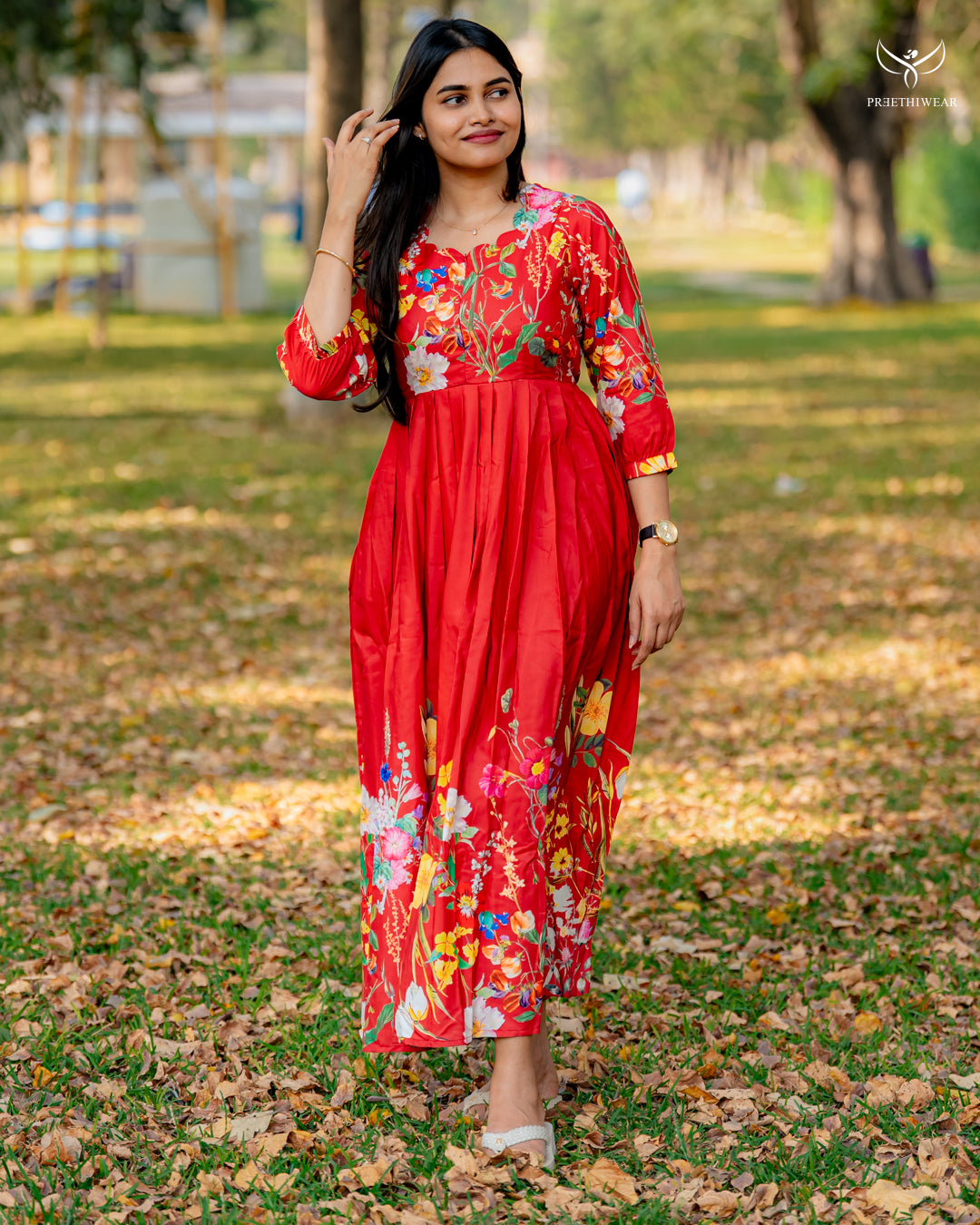 Yamine  Maternity Dress with center Zip