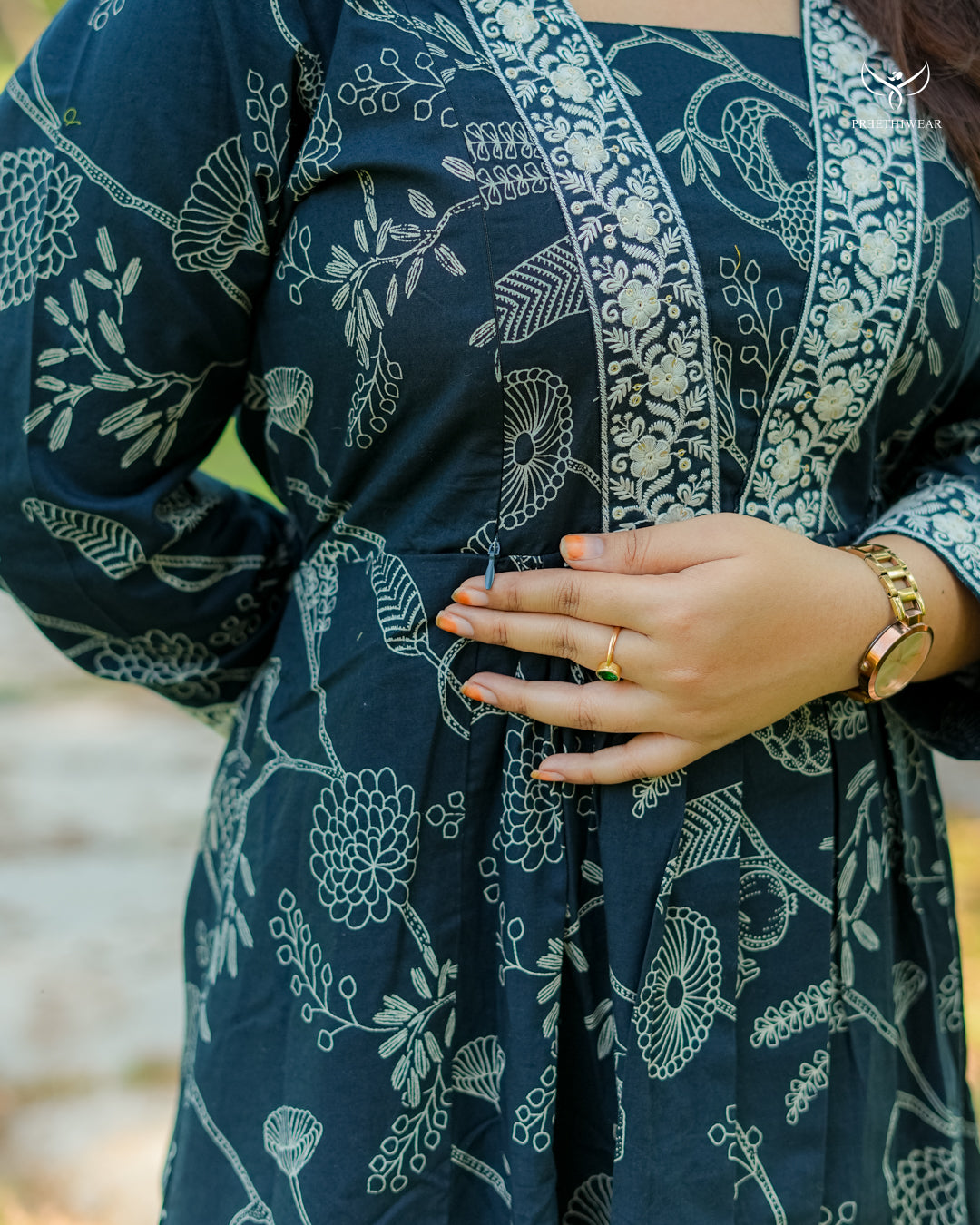 Harshitha1  Maternity Dress