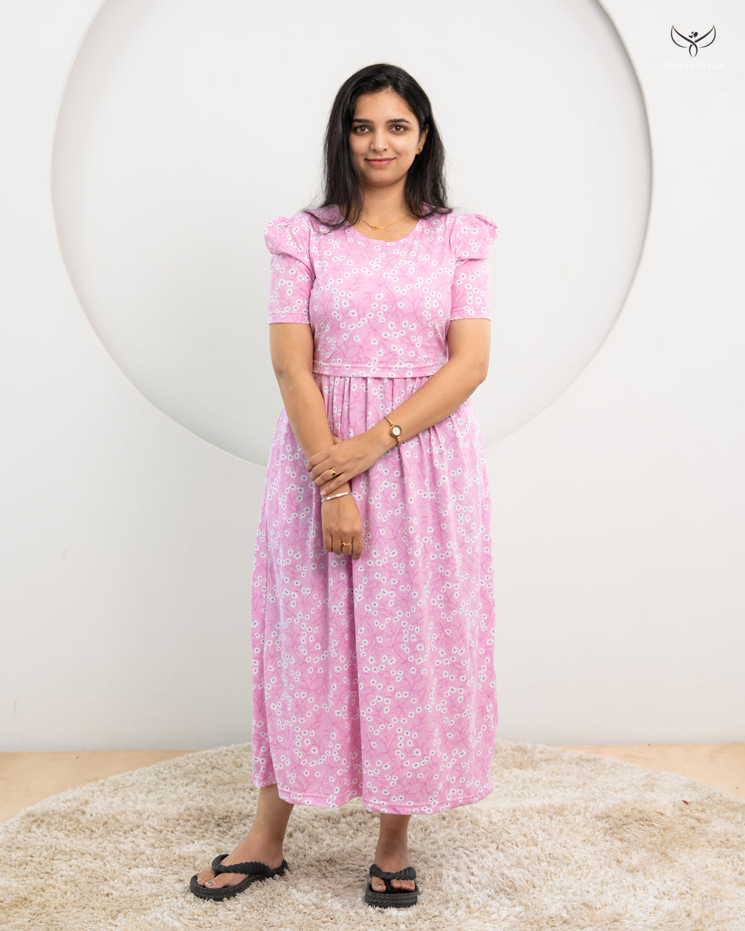 Ratna PUFF  SoftCotton Full Length Maternity Loungewear