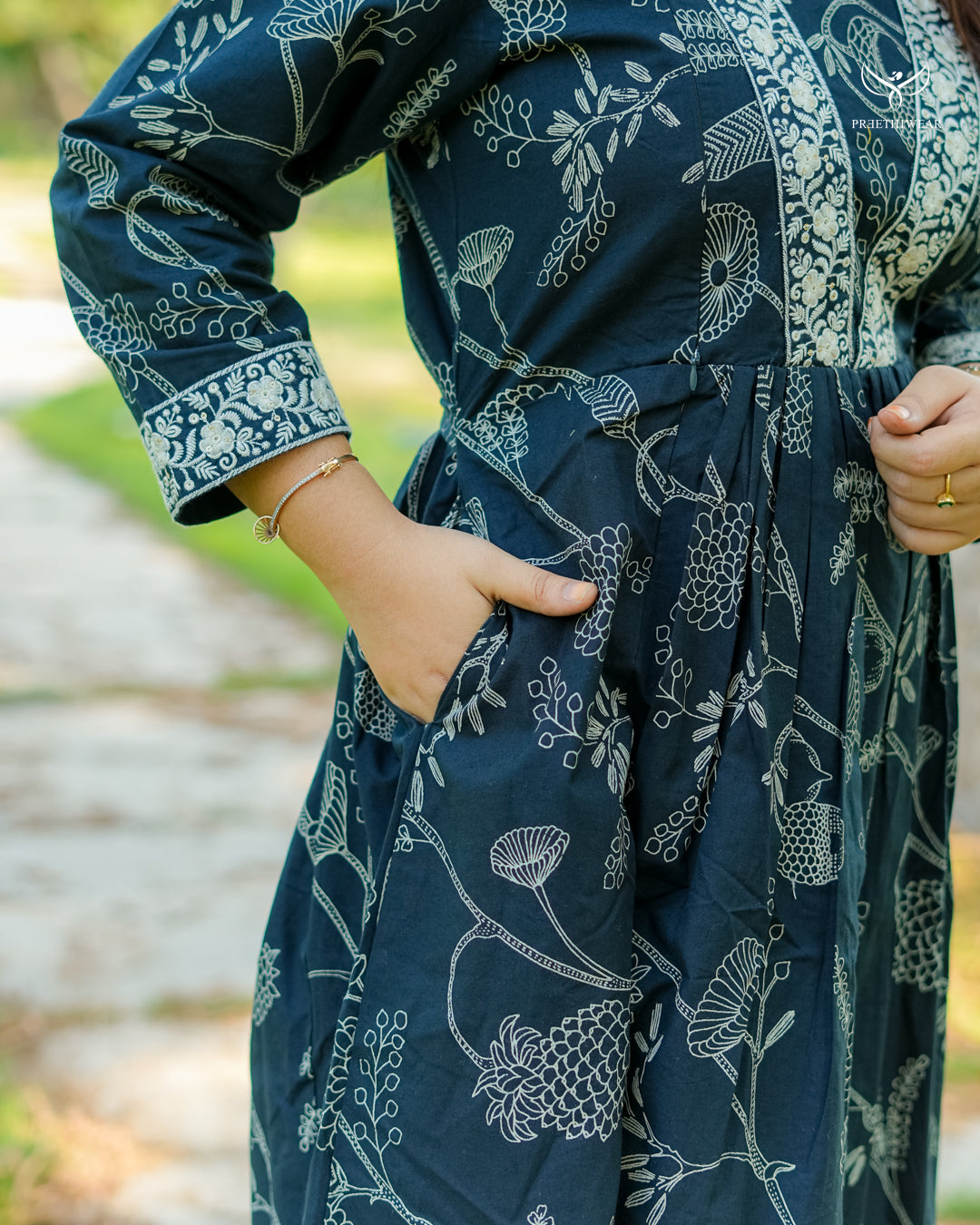 Harshitha1  Maternity Dress