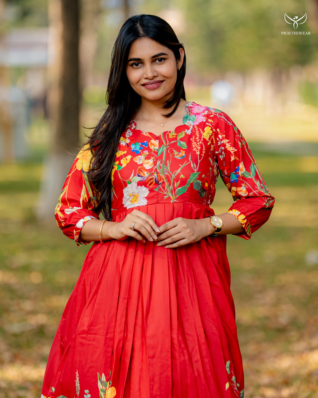 Yamine  Maternity Dress with center Zip