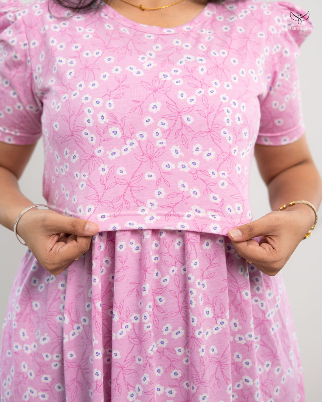 Ratna PUFF  SoftCotton Full Length Maternity Loungewear