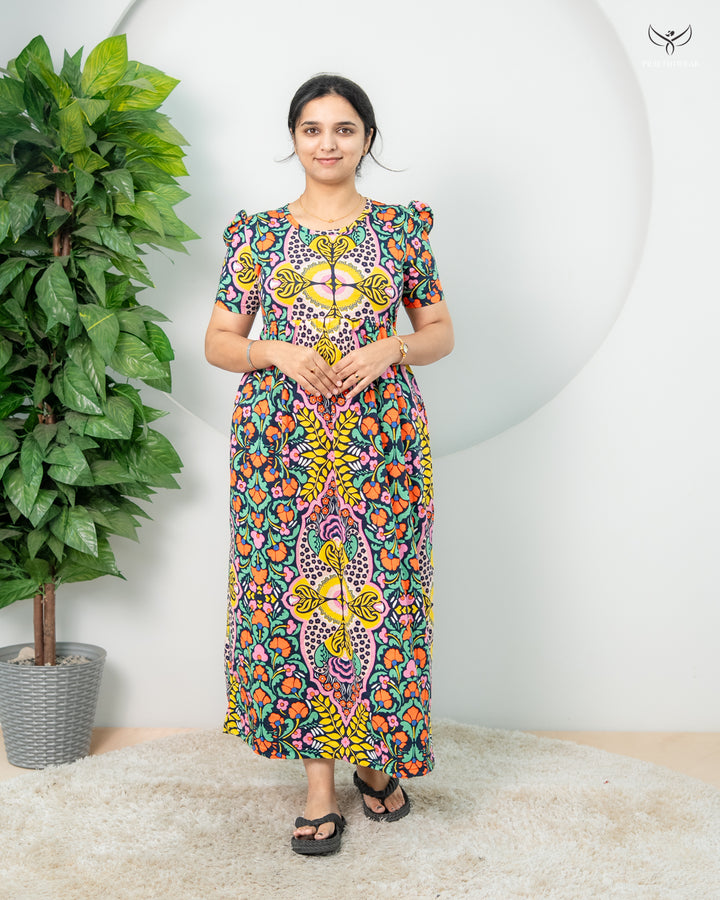 Manasvi  SoftCotton Full Length  Maxi Loungewear
