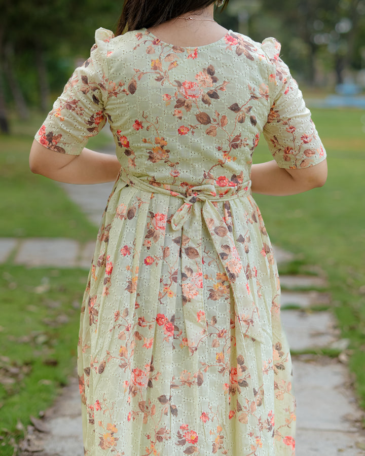 Shinu Maternity Dress with center Zip