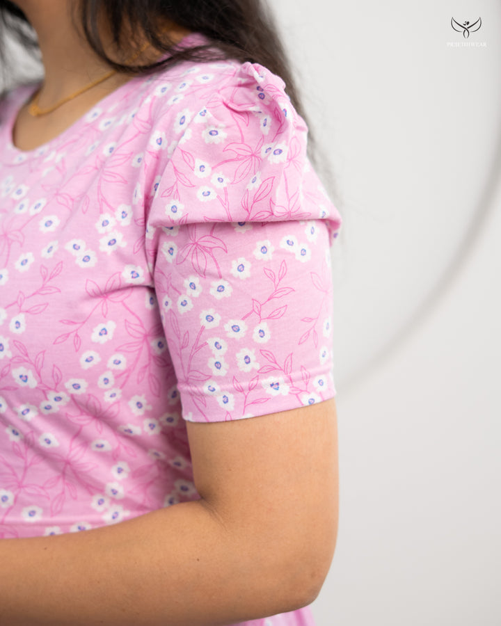 Ratna PUFF  SoftCotton Full Length Maternity Loungewear