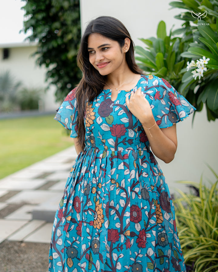 Natasha Kalamkari Maternity Dress