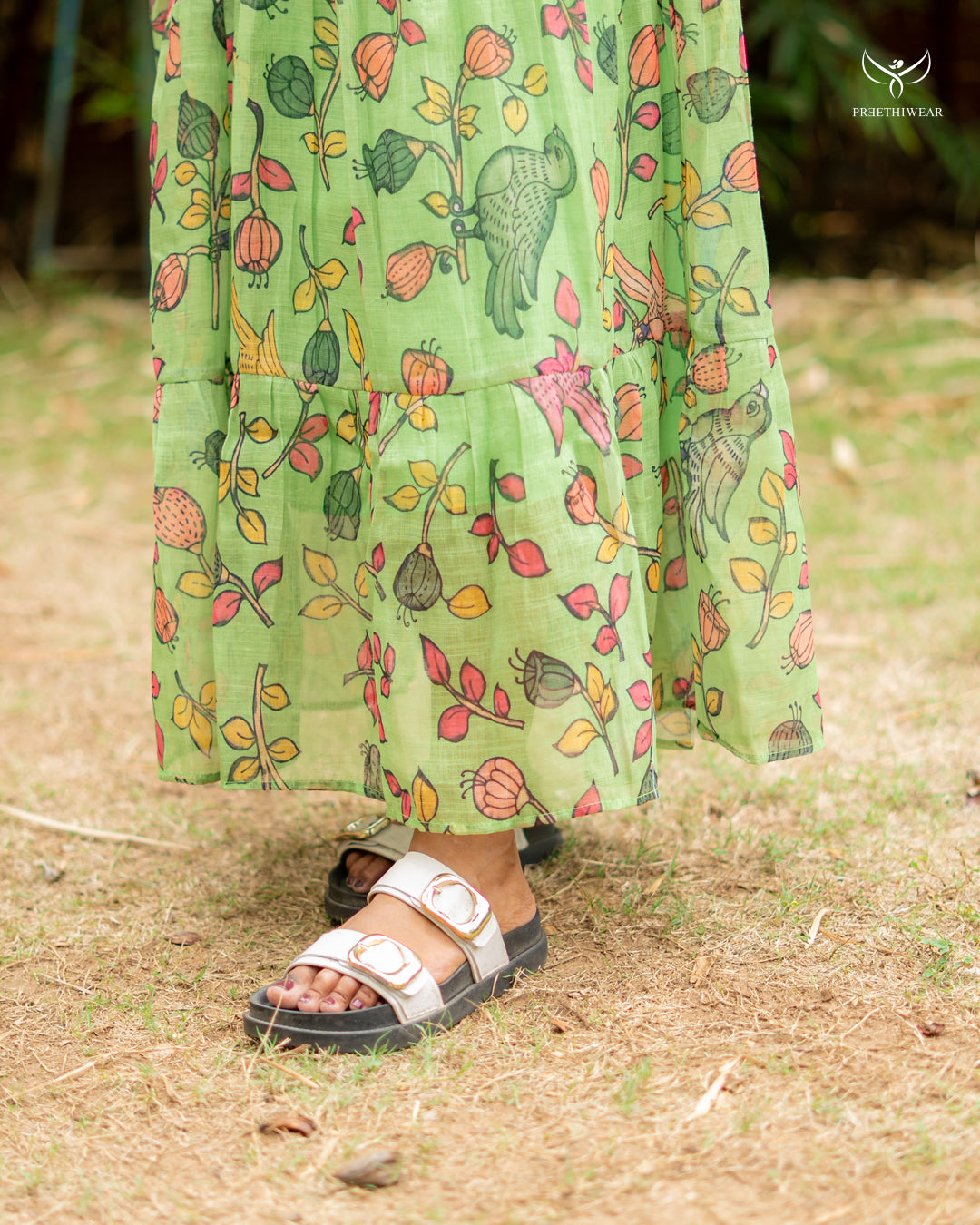 Anshula Kalamkari Maternity Dress