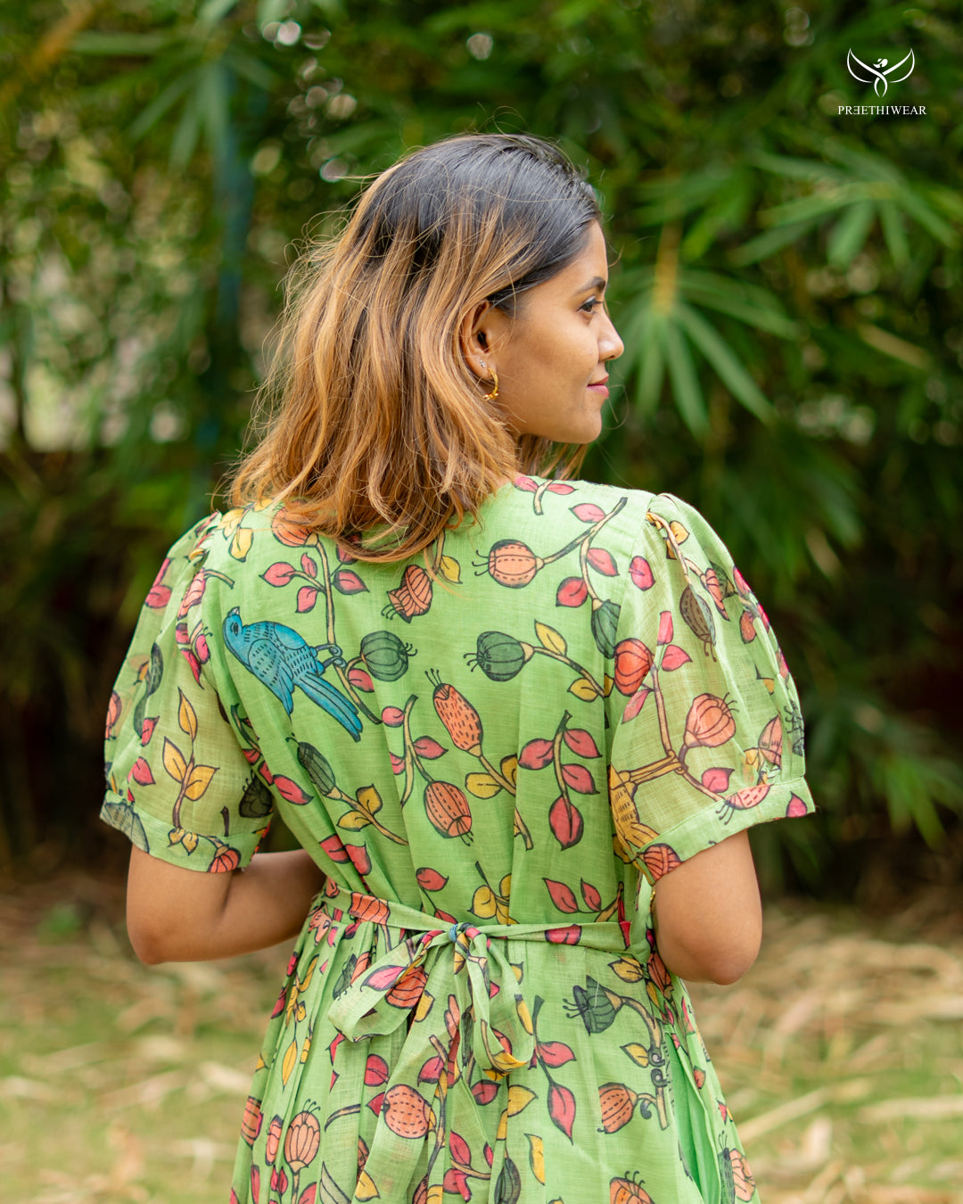Anshula Kalamkari Maternity Dress