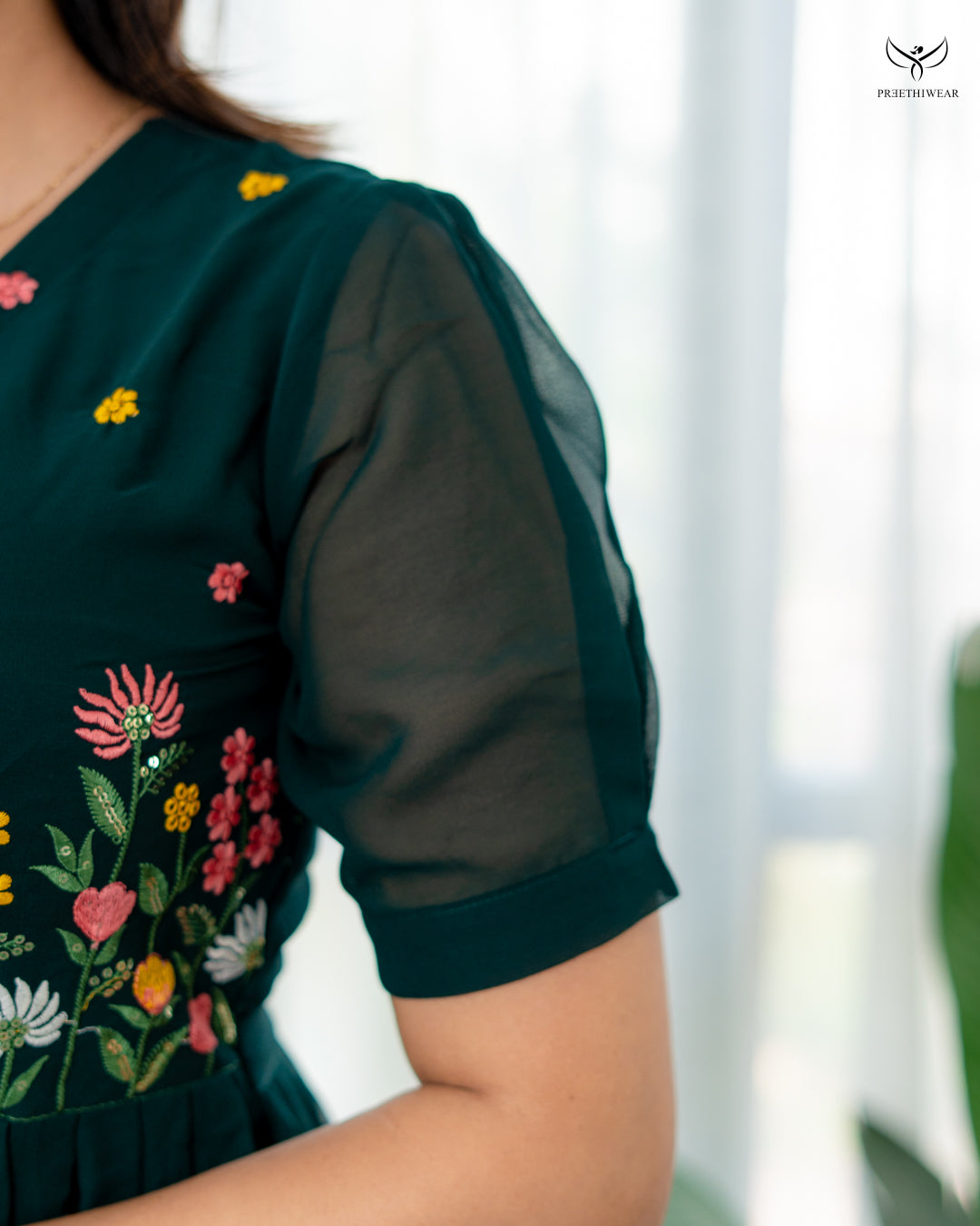 Bhivina Maternity Dress with center Zip