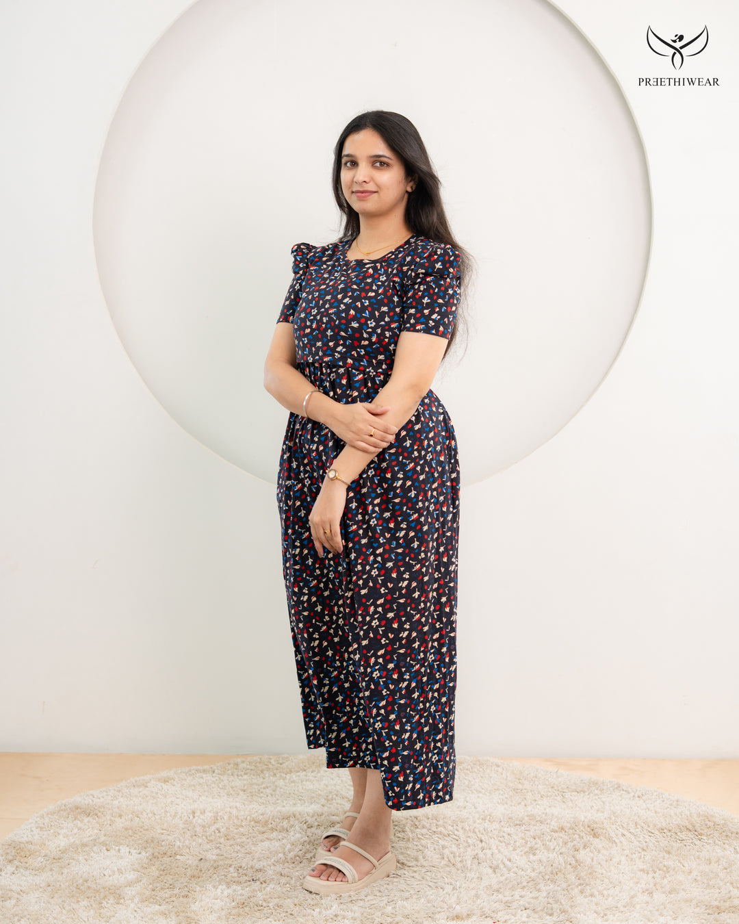 Shivani3 Soft Cotton Full Length Maternity Loungewear