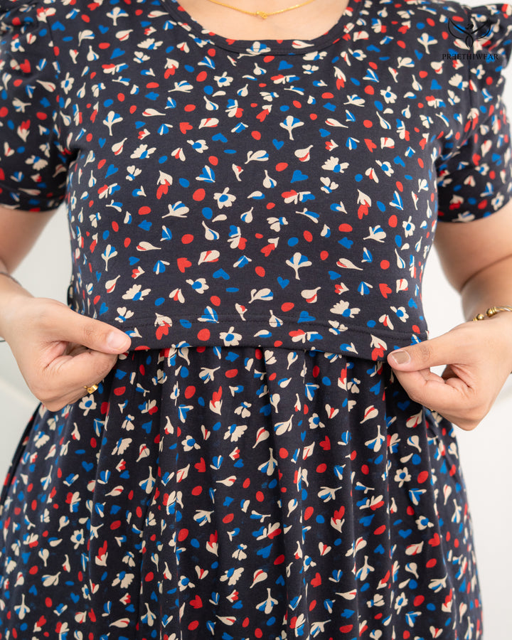 Shivani3 Soft Cotton Full Length Maternity Loungewear