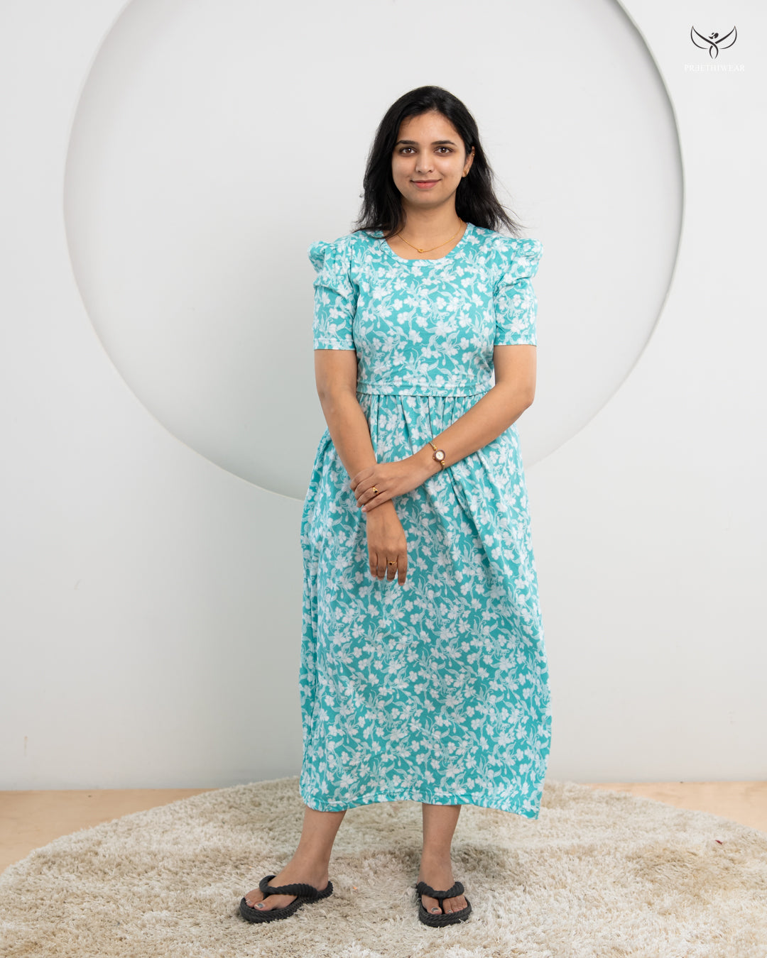 Tulsi PUFF  SoftCotton Full Length Maternity Loungewear