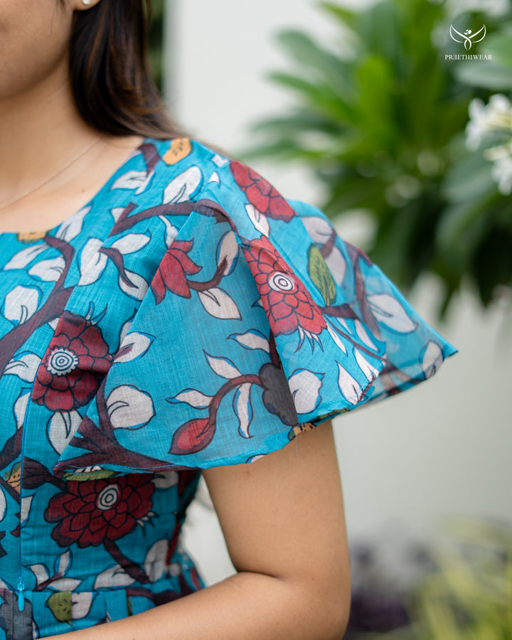 Natasha Kalamkari Maternity Dress