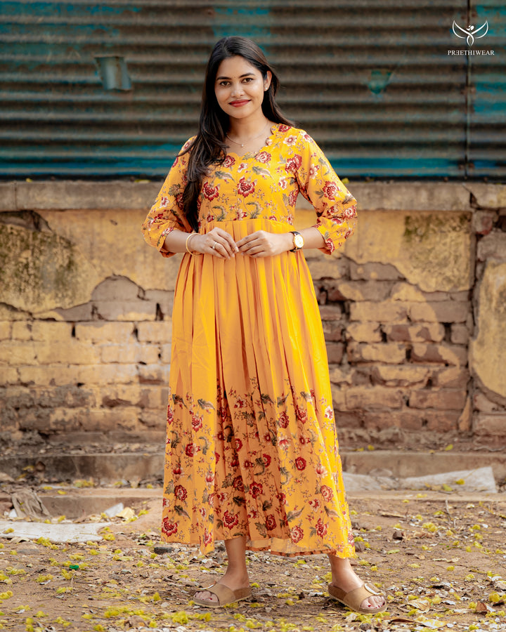 Juliet  Maternity Dress with center Zip