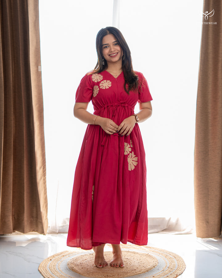 Hiya Maternity Dress with center Zip