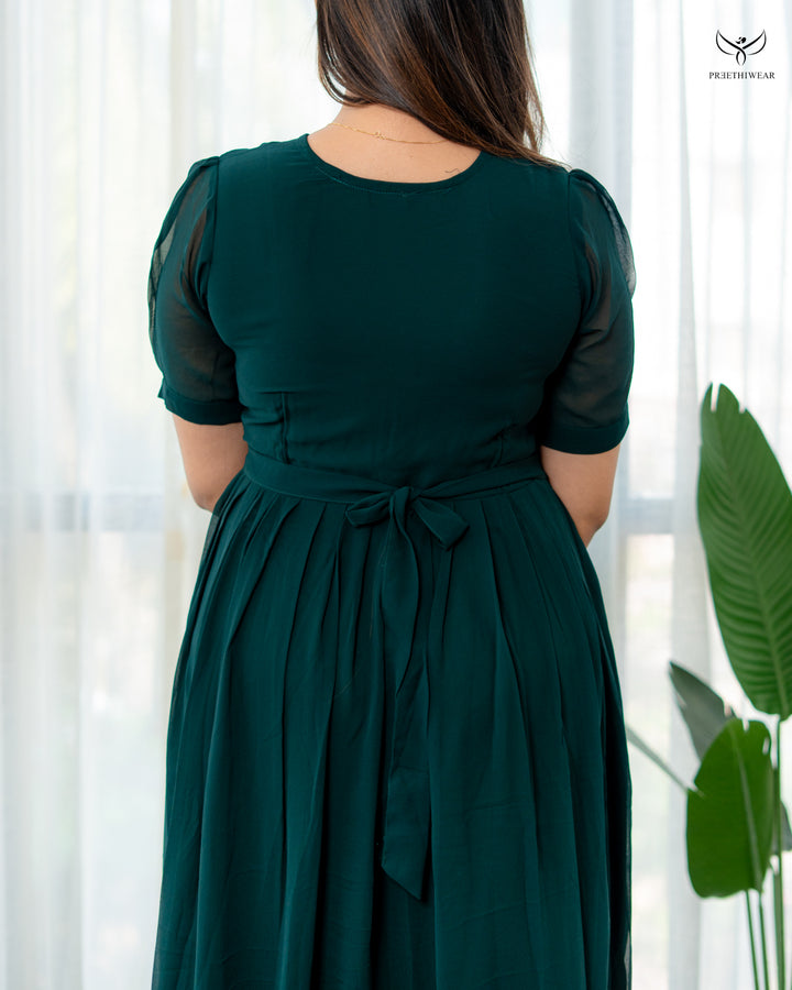 Bhivina Maternity Dress with center Zip