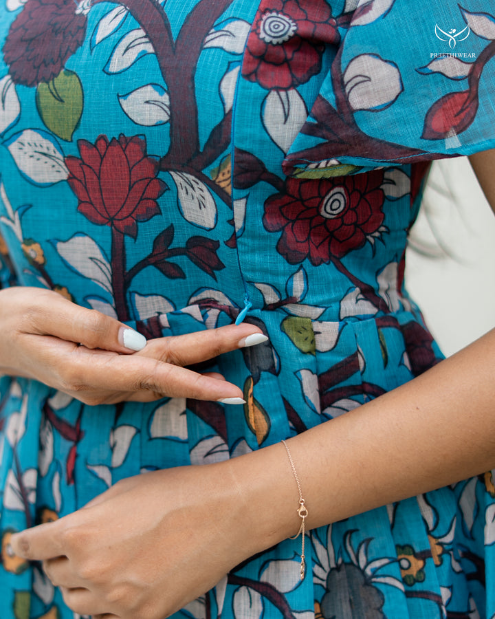 Natasha Kalamkari Maternity Dress