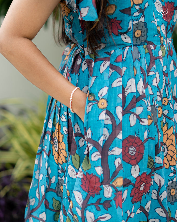 Natasha Kalamkari Maternity Dress
