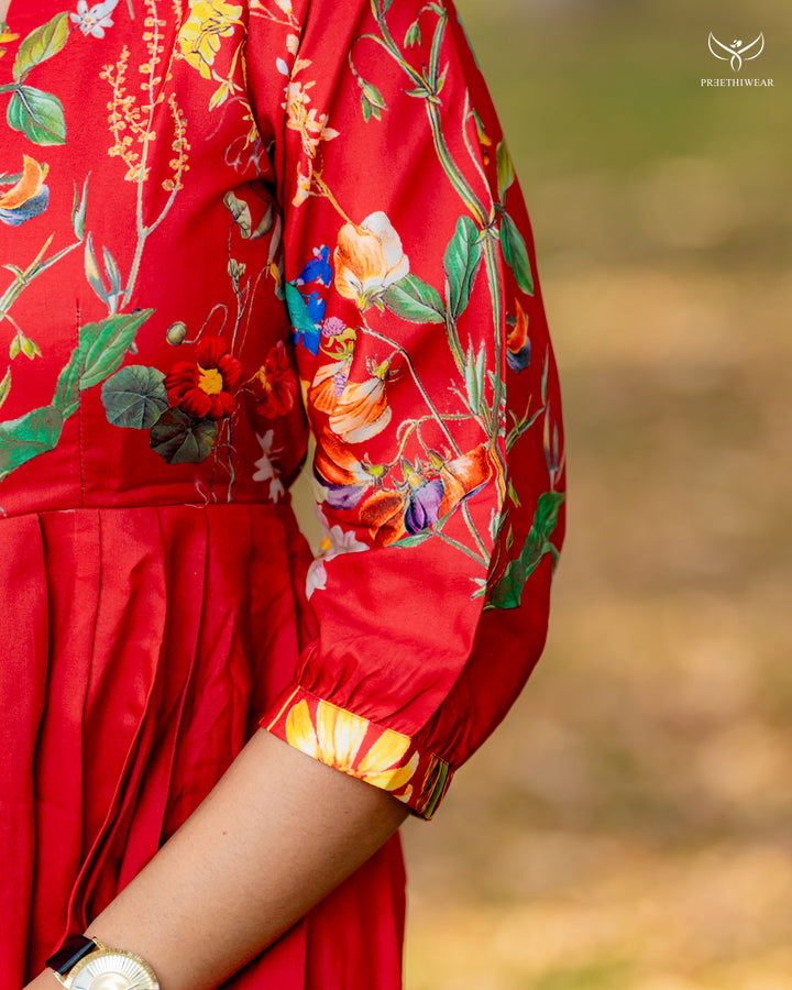 Yamine  Maternity Dress with center Zip