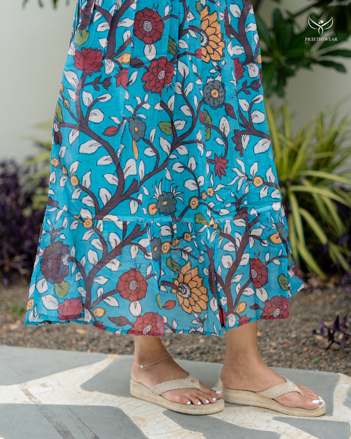 Natasha Kalamkari Maternity Dress
