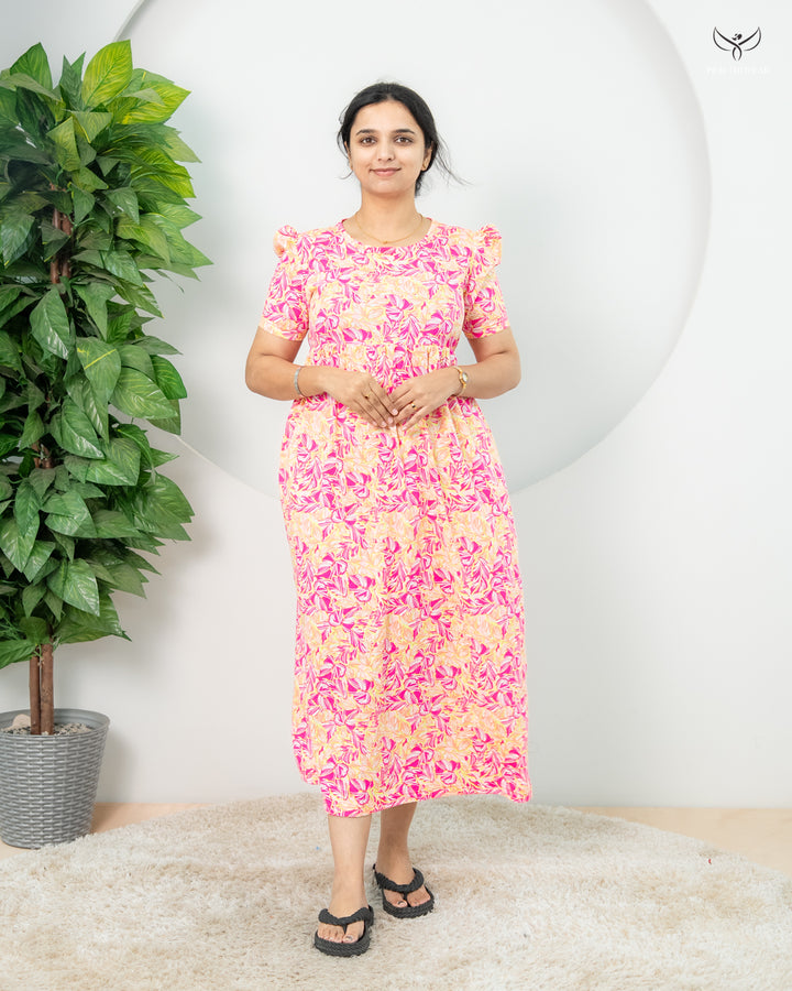 Riken SoftCotton Full Length  Maxi Loungewear