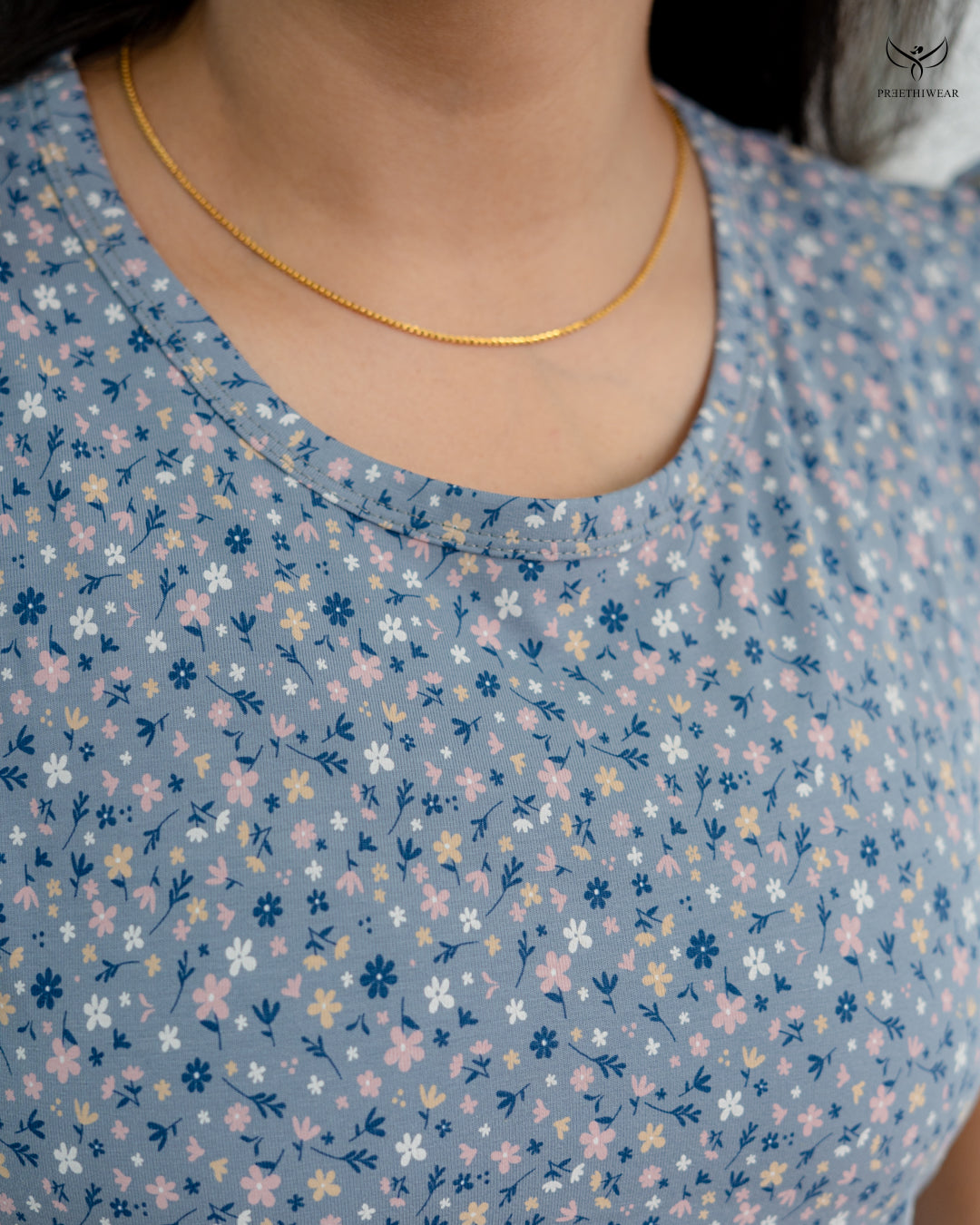 Jasleen SoftCotton Calf Length Maternity Loungewear