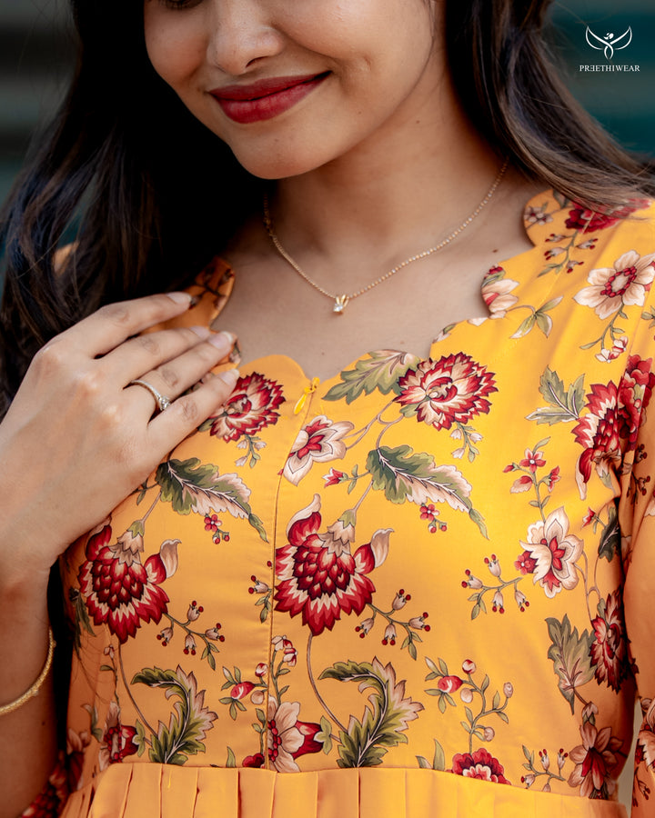 Juliet  Maternity Dress with center Zip